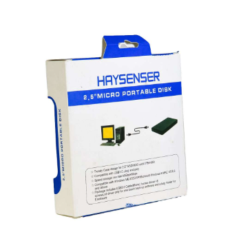 Hard Drive Case 2.5" Mini Portable  Usb 2.0  Haysenser