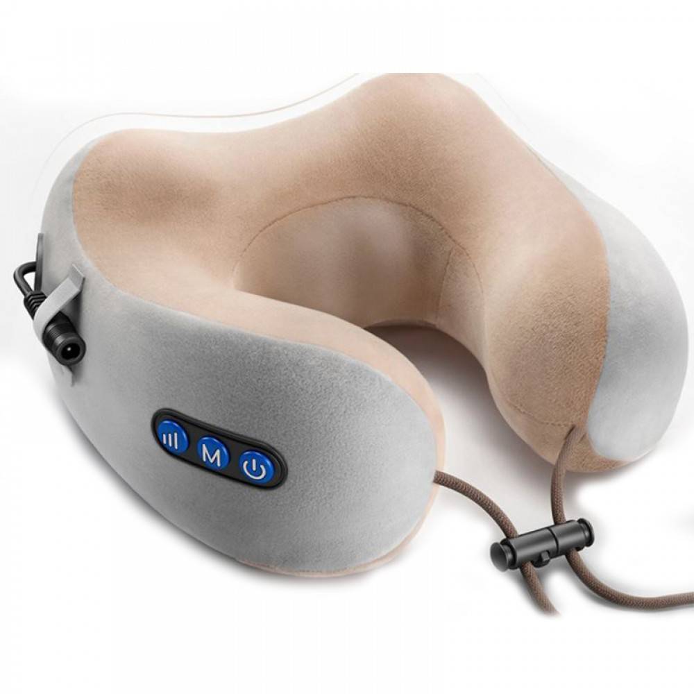 U SHAPED MASSAGE PILLOW USB Charging Intelligent Neck Massager HiSouq